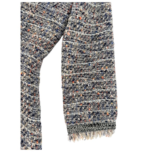 J. Crew 3/4 Length Sleeve Tweed Dress - Blue and Gray - Picture 5 of 14